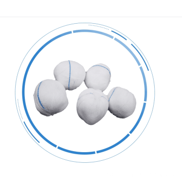 Bola de gaze absorvente médica descartável 100% algodão